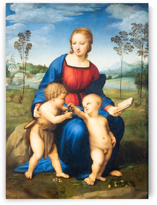 Madonna and Child with Young St John the Baptist - also named Ma by Paolo Modena