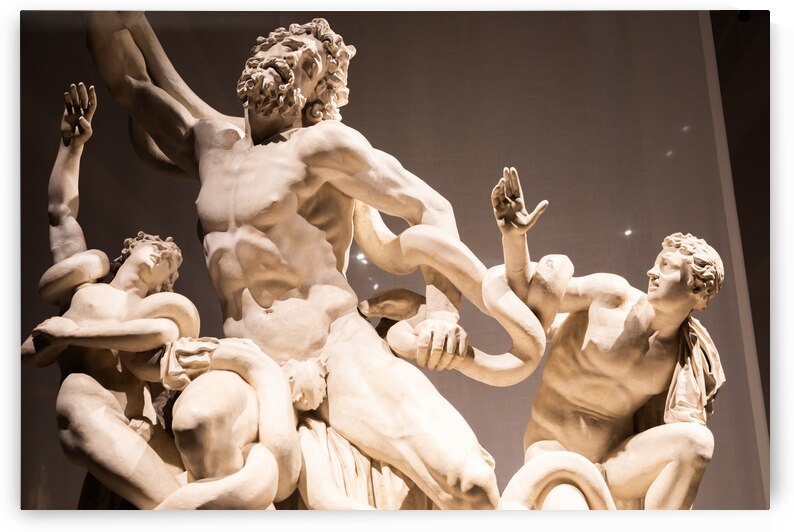 Statue of Laocoon and his sons famous ancient scultures - Prope by Paolo Modena