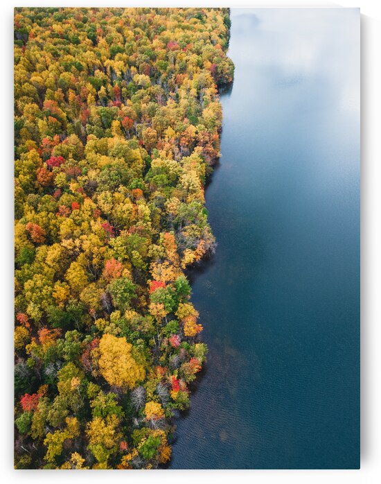 Southern Shore of Mauch Chunk Lake in October by Jason Fink