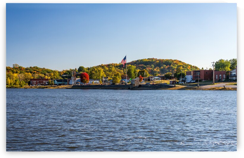 The small town of Louisiana MO on the banks of the Mississippi R by Steve Heap