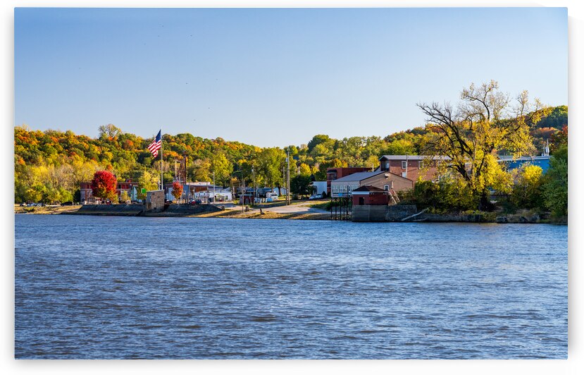 The small town of Louisiana MO on the banks of the Mississippi R by Steve Heap