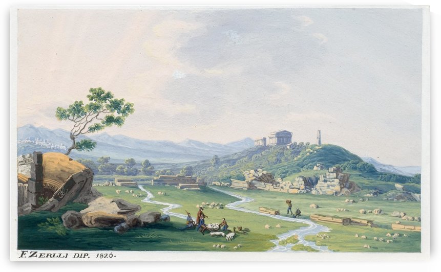 Agrigento 1826 by Francesco Zerillo