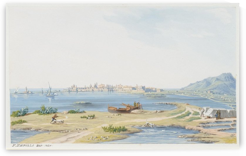 Trapani 1823 by Francesco Zerillo