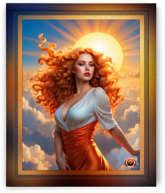Sky Dancing In The Dawn Light Stunning Portrait AI Concept Art by Xzendor7 by xzendor7