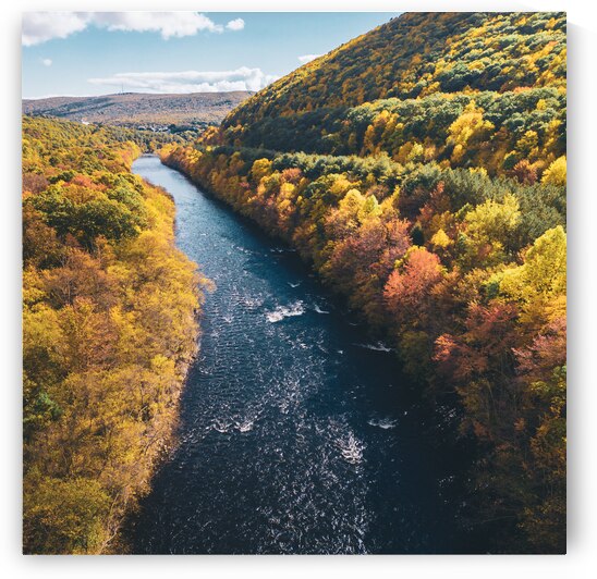 Autumn View Down the Lehigh Gorge by Jason Fink