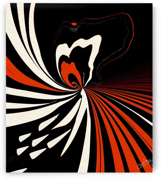 Passion’s Embrace - Abstract Sensual Art Print by Corina Ioana