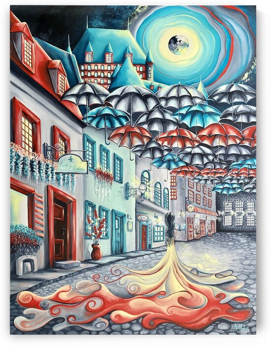 Sous les parapluies by Annie Pelletier
