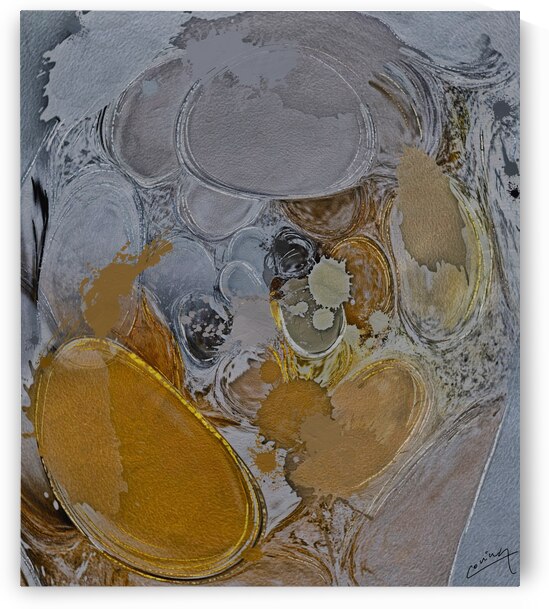 Dancing Elegance - Abstract Art Print by Corina Ioana