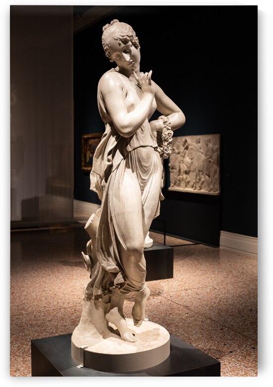 Dancer with finger on her chin by Antonio Canova 1814. Classic by Paolo Modena