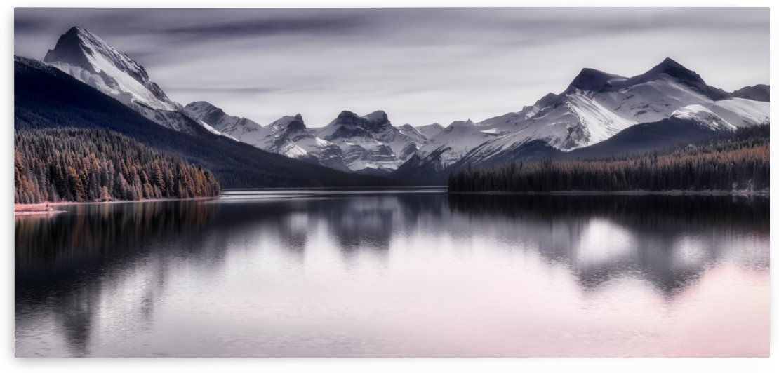 Magical Maligne Lake  by Lisa Poirier