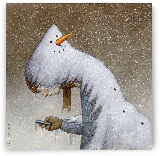 snowman by Pawel Kuczynski