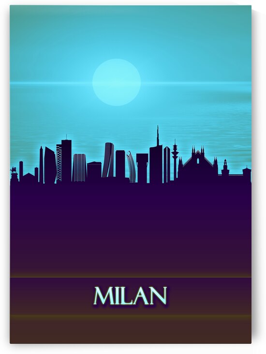 Milan City Skyline by Towseef Dar