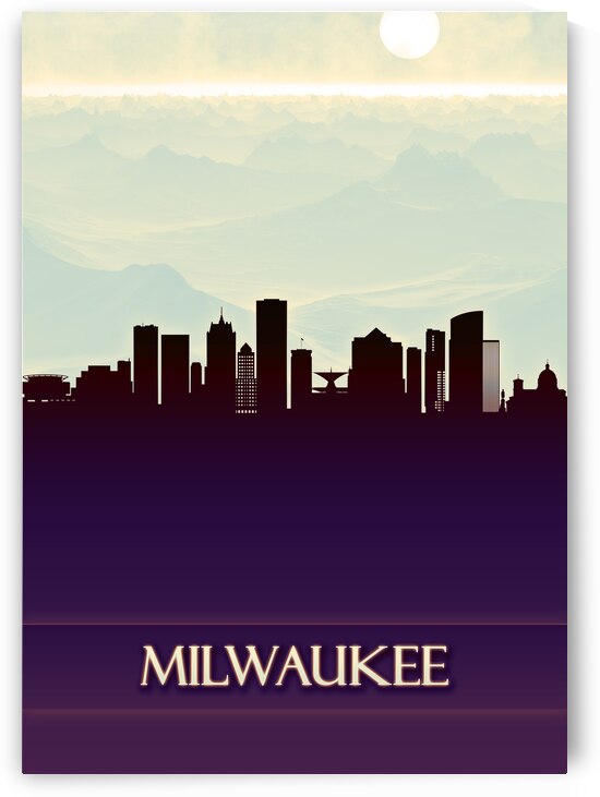 Milwaukee City Skyline by Towseef Dar