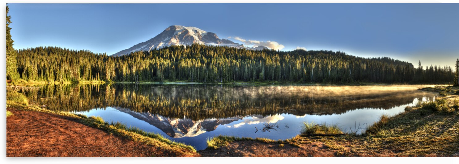 Reflection Lake and Mt. Rainer by Gary M Slane