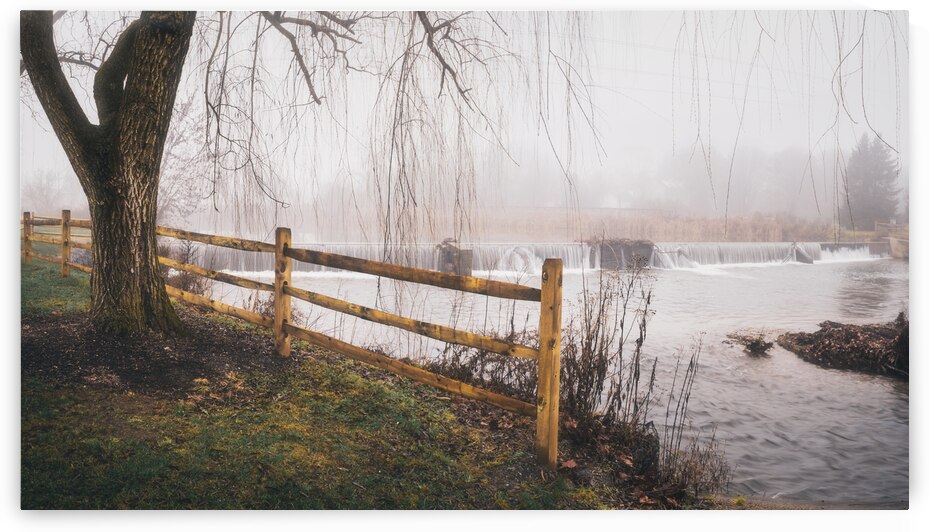 Foggy December Morning at Wehrs Dam by Jason Fink