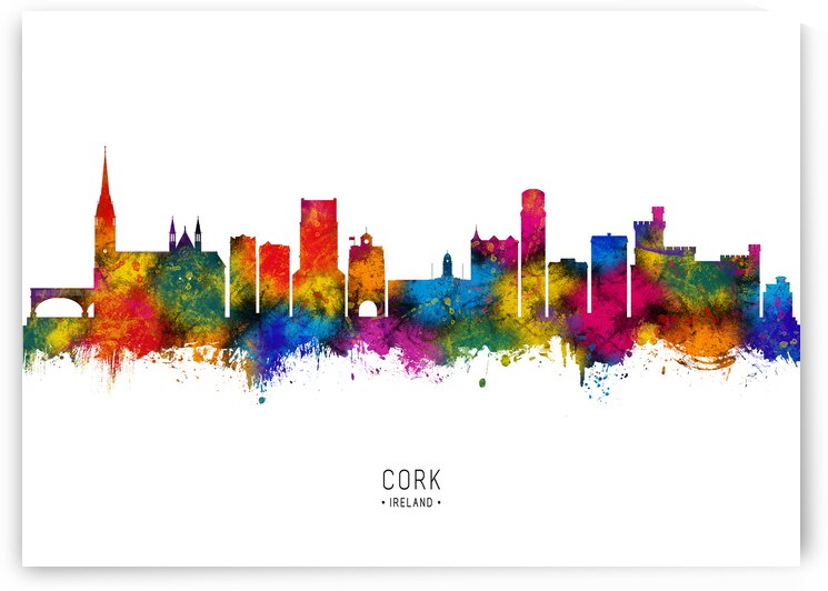 Cork Ireland Skyline by Towseef Dar