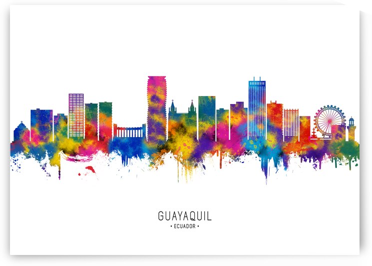 Guayaquil Ecuador Skyline by Towseef Dar