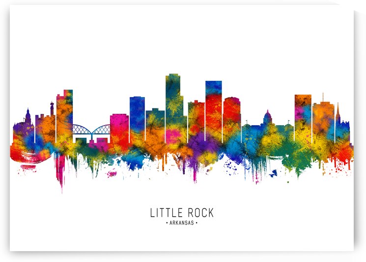 Little Rock Skyline by Towseef Dar
