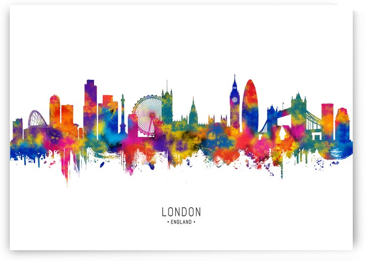 London England Skyline by Towseef Dar