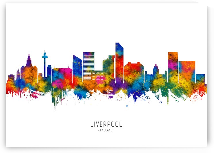 Liverpool England Skyline by Towseef Dar