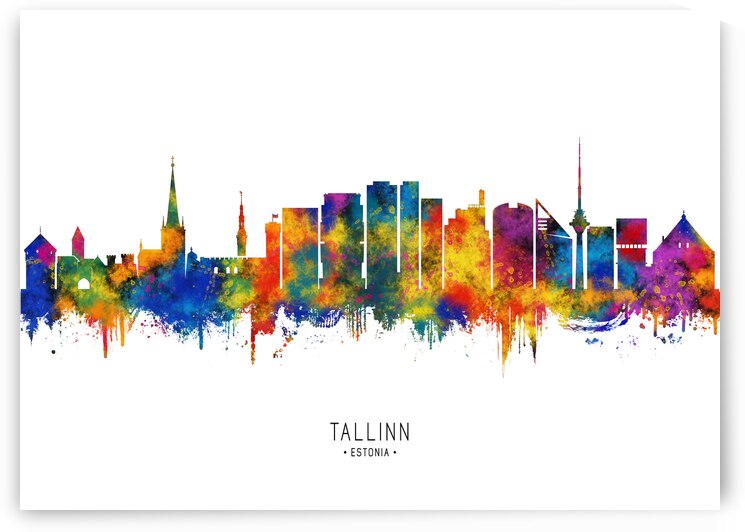 Tallinn Skyline by Towseef Dar