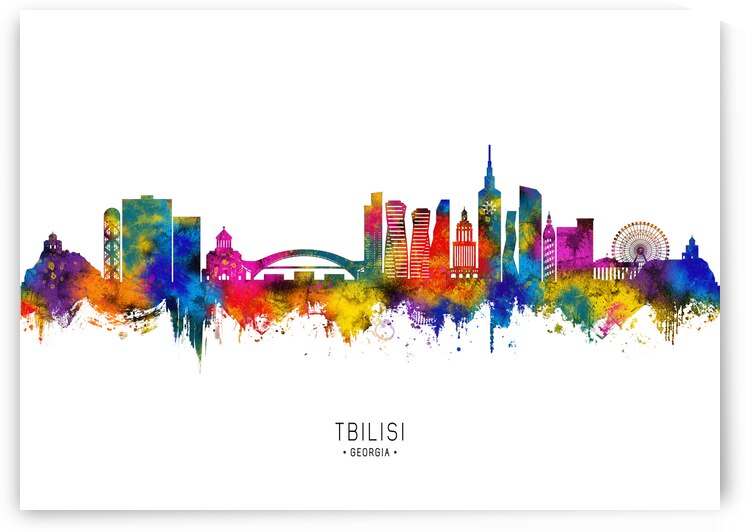 Tbilisi Georgia Skyline by Towseef Dar