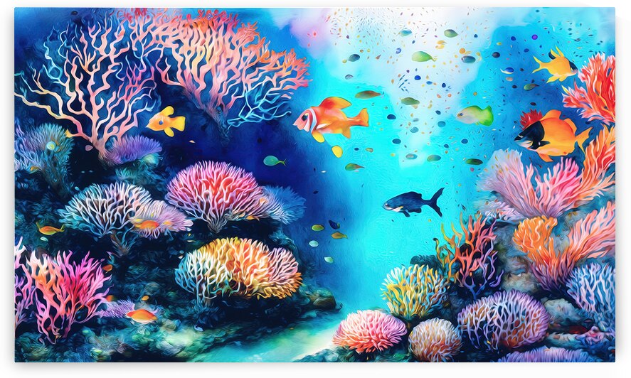 Choral Symphony in watercolor - GIA-2310-1094-WAT by JordiCarrio