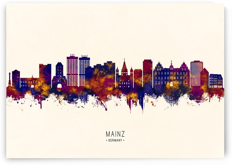 Mainz Germany Skyline by Towseef Dar