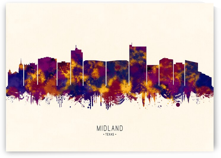 Midland Texas Skyline by Towseef Dar
