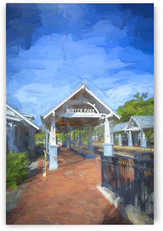 Winter Park Train Station Park Ave X112 by Rich Franco