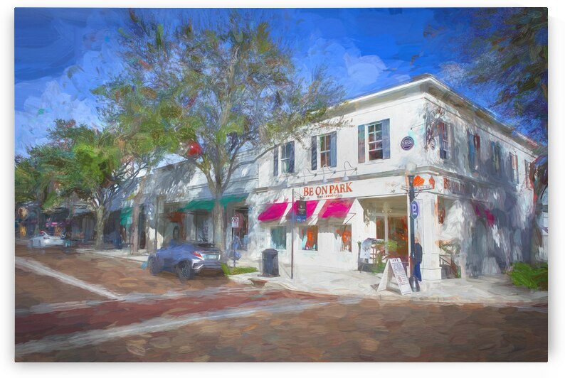 Park Ave Winter Park Florida X 4 by Rich Franco