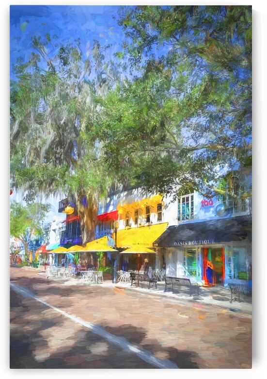Park Ave Winter Park Florida X 7 by Rich Franco