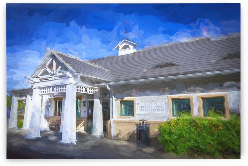 Winter Park Train Station Park Ave X111 by Rich Franco