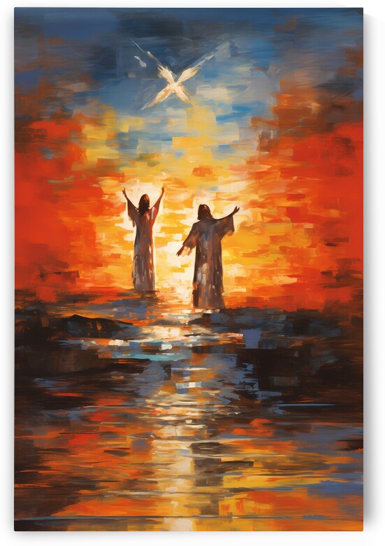 Euphoric Immersion - Baptism of Christ by Thy Art Studios