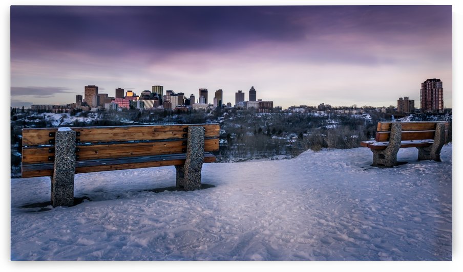 Edmonton on the Horizon by Lisa Poirier