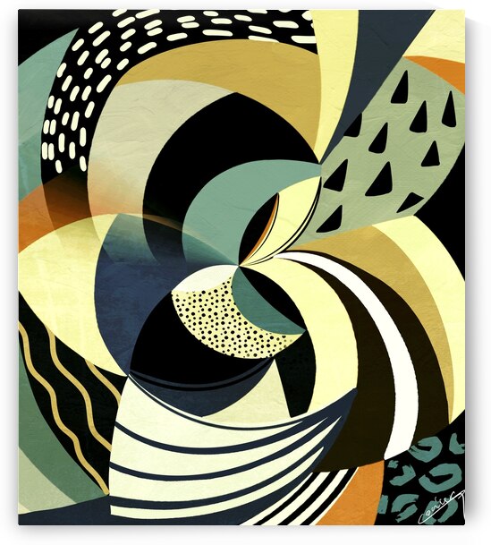 Ethereal Blooms - Abstract Flower Art Print by Corina Ioana