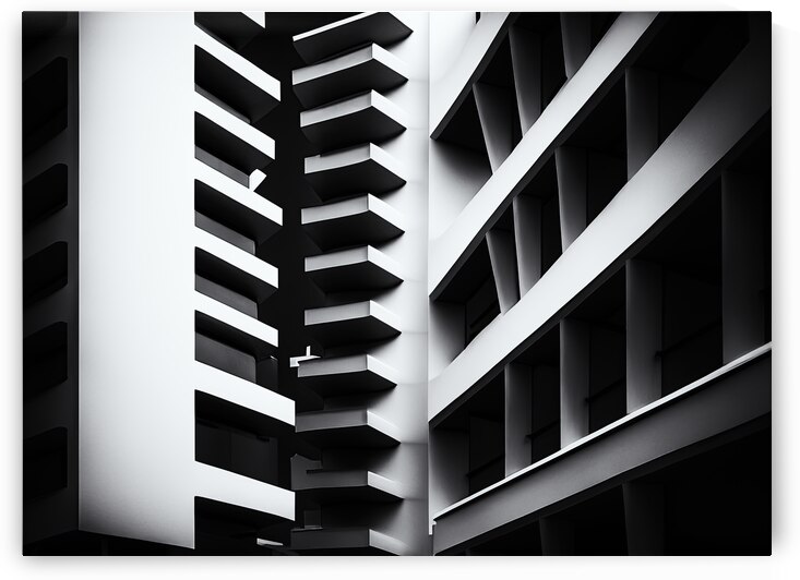 Architectural Rhythmic - GIA-2310-1102-BW by JordiCarrio