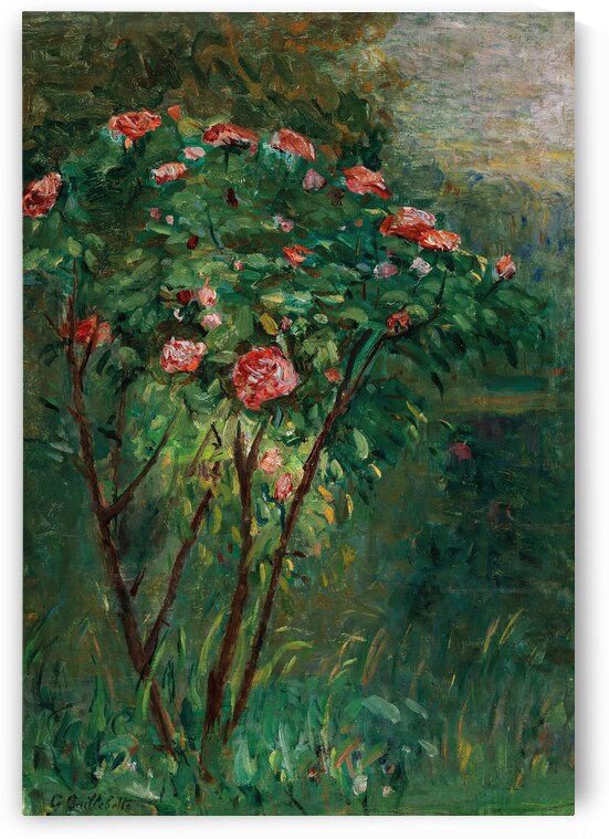 Gustave Caillebotte   Le rosier fleuri 1884 by TOPARTGALLERY