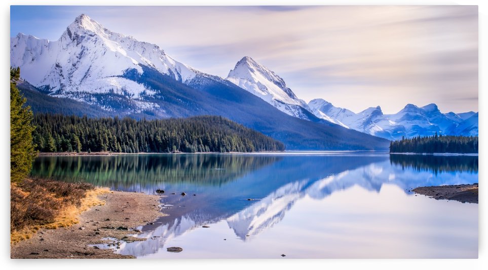 Maligne Lake by Lisa Poirier