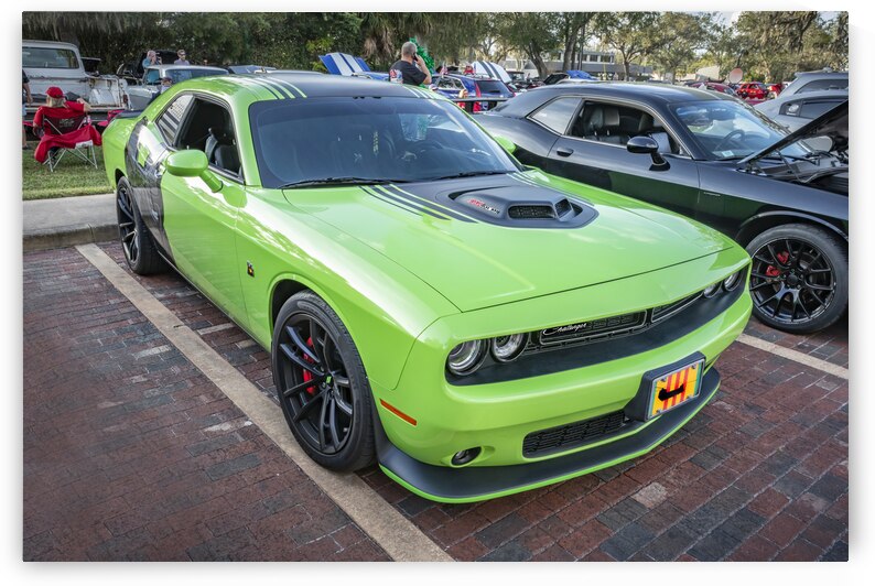  2020 Green Dodge Challenger Hemi RT Shaker X 1 by Rich Franco