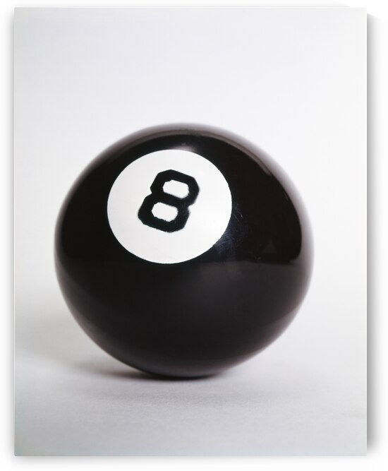 1970s POOL BILLIARD BALL EIGHT BALL 192753 by Panoramic Images