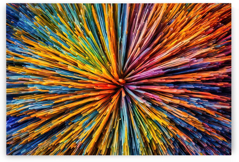 Abstract chromatic explosion - GIA-2310-1115-OIL by JordiCarrio