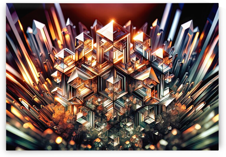 Dawn in the Prismatic City - GIA-2310-1124-ILU by JordiCarrio