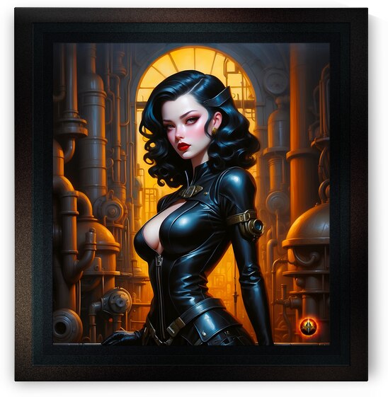 Im Master Of This Domain Beautiful AI Concept Art Gothic Girl Portrait by Xzendor7 by xzendor7