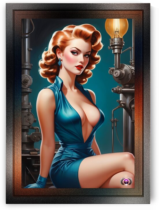 The Shop Belongs To Me Stunning AI Concept Art Portrait Of Andreya Barrington by Xzendor7 by xzendor7