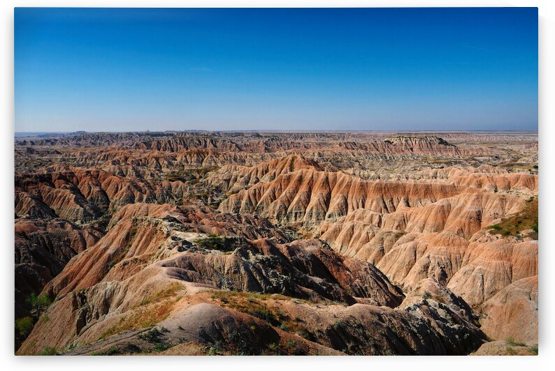Badlands Of South Dakota 6x4 by Bill Swartwout Photography