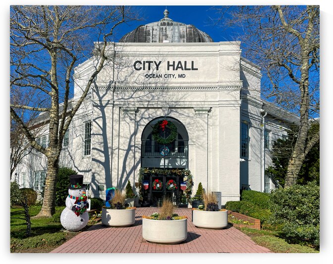 City Hall Ocean City Maryland by Bill Swartwout Photography