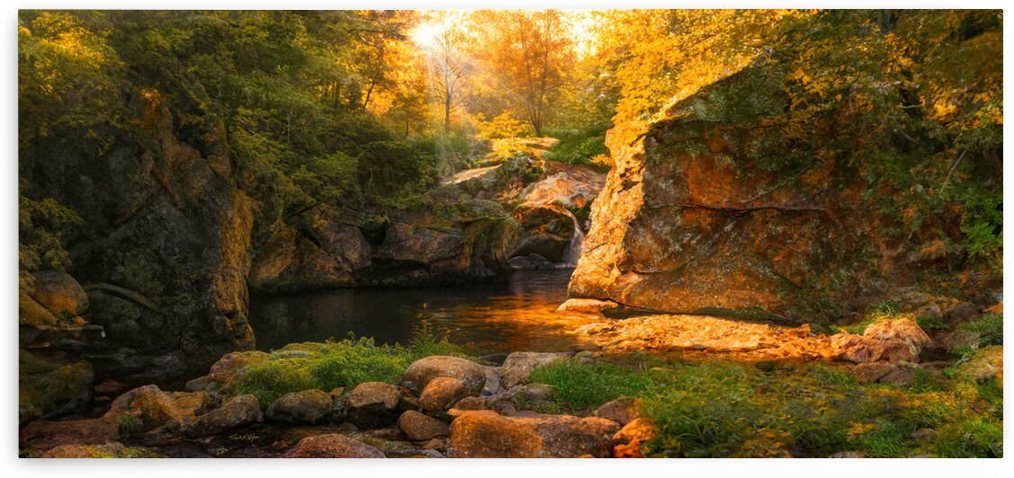 Lost River Falls Panorama by Frank Wilson