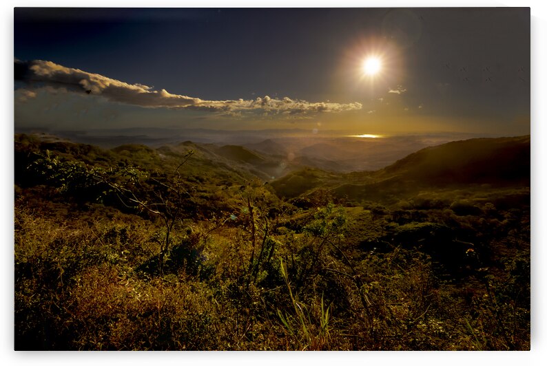 San Ramon Gulf of Nicoya Sunset by Norma Brandsberg Photography
