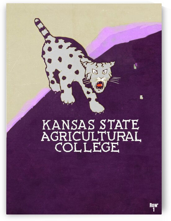 Early 1900s Kansas State Agricultural College Art by Row One Brand